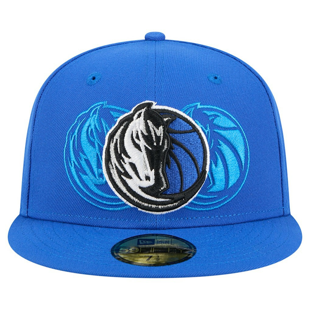 Dallas Mavericks Tri-Hit 59Fifty Fitted Hat Blue