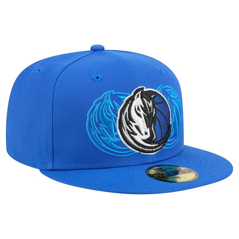 Dallas Mavericks Tri-Hit 59Fifty Fitted Hat Blue