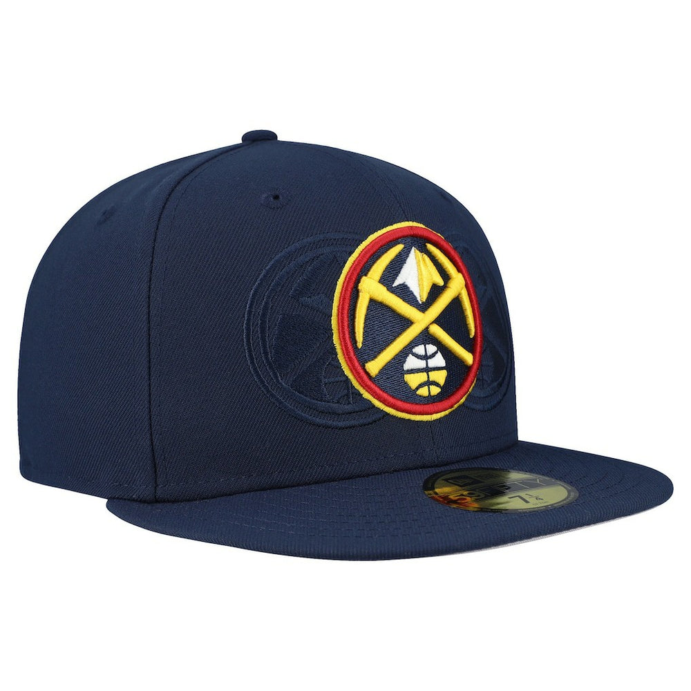 Denver Nuggets Tri-Hit 59Fifty Fitted Hat Navy