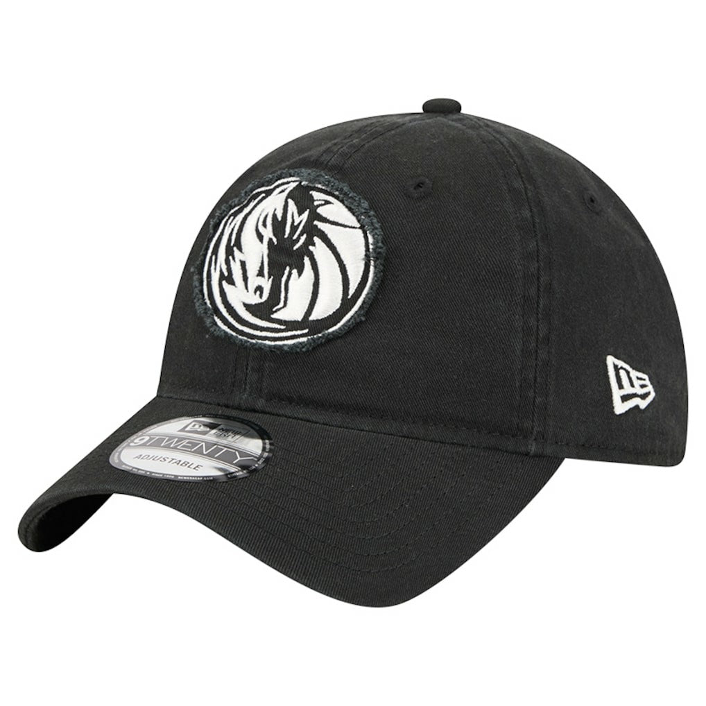 Dallas Mavericks Stamp Fabric Applique 9TWENTY Adjustable Hat Black