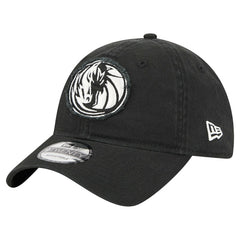 Dallas Mavericks Stamp Fabric Applique 9TWENTY Adjustable Hat Black
