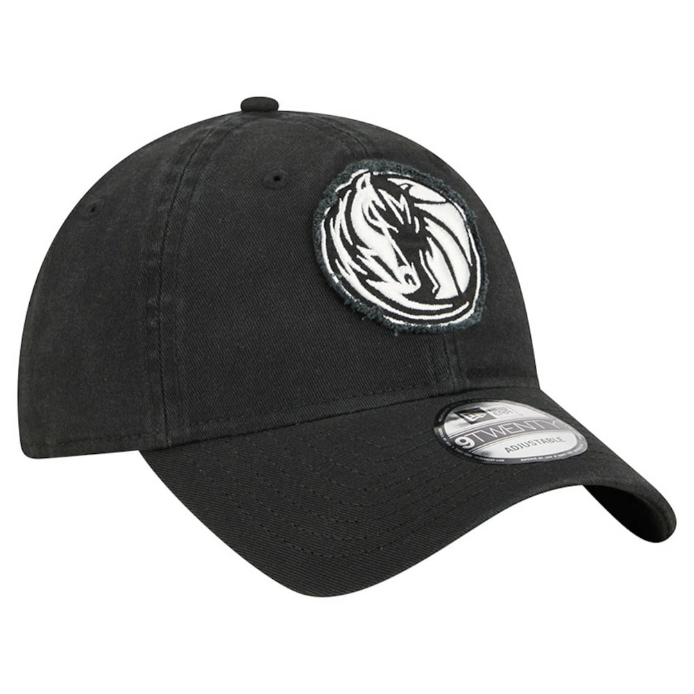 Dallas Mavericks Stamp Fabric Applique 9TWENTY Adjustable Hat Black