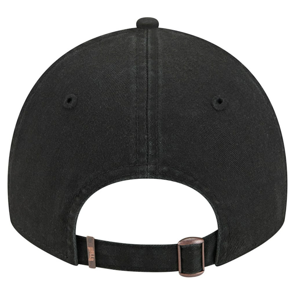 Chicago Bulls Stamp Fabric Applique 9TWENTY Adjustable Hat Black