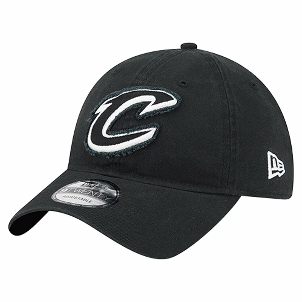 Cleveland Cavaliers Stamp Fabric Applique 9TWENTY Adjustable Hat Black