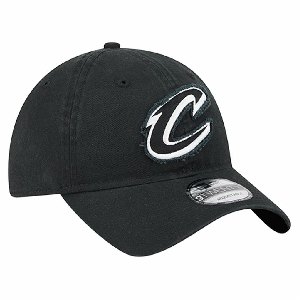 Cleveland Cavaliers Stamp Fabric Applique 9TWENTY Adjustable Hat Black