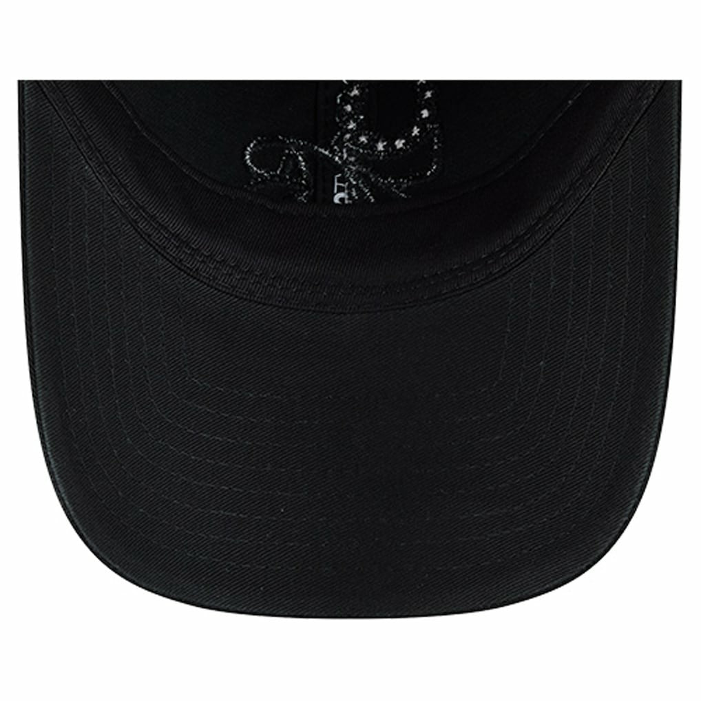 Philadelphia 76ers Stamp Fabric Applique 9TWENTY Adjustable Hat Black