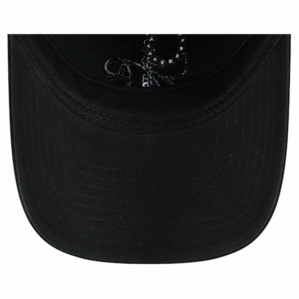 Philadelphia 76ers Stamp Fabric Applique 9TWENTY Adjustable Hat Black