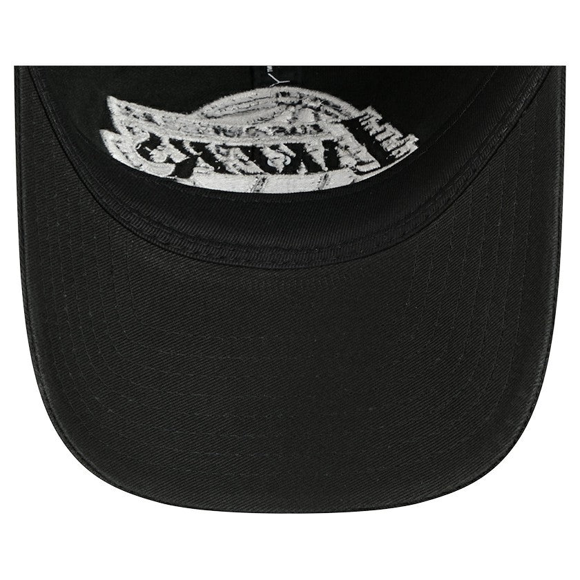 Los Angeles Lakers Stamp Fabric Applique 9TWENTY Adjustable Hat Black