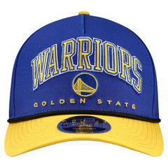 Golden State Warriors Bold Arch COOLERA 9FORTY A-Frame M-Crown Adjustable Hat Royal