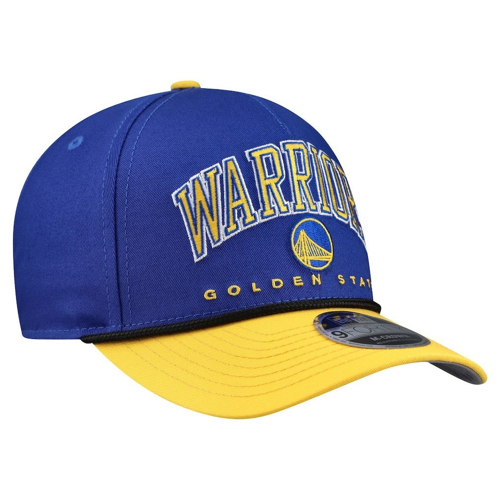 Golden State Warriors Bold Arch COOLERA 9FORTY A-Frame M-Crown Adjustable Hat Royal