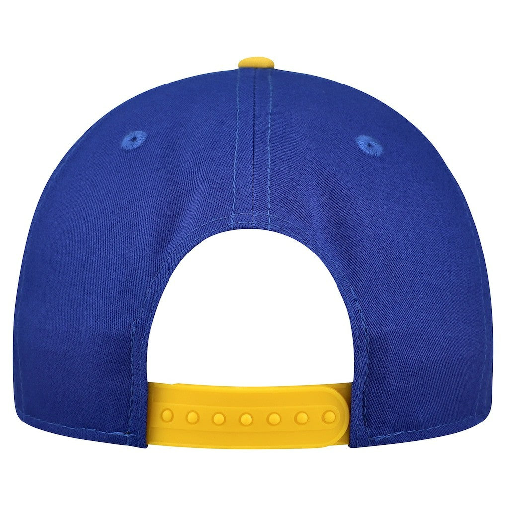 Golden State Warriors Bold Arch COOLERA 9FORTY A-Frame M-Crown Adjustable Hat Royal
