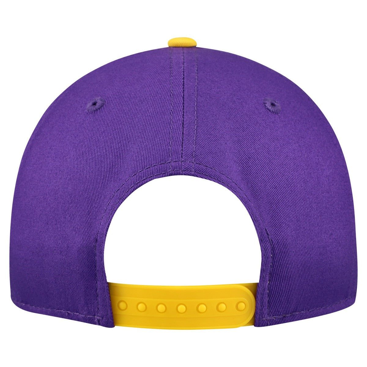 Los Angeles Lakers Bold Arch COOLERA 9FORTY A-Frame M-Crown Adjustable Hat Purple