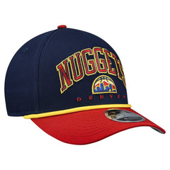 Denver Nuggets Bold Arch COOLERA 9FORTY A-Frame M-Crown Adjustable Hat Navy