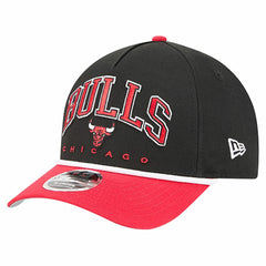 Chicago Bulls Bold Arch COOLERA 9FORTY A-Frame M-Crown Adjustable Hat Black