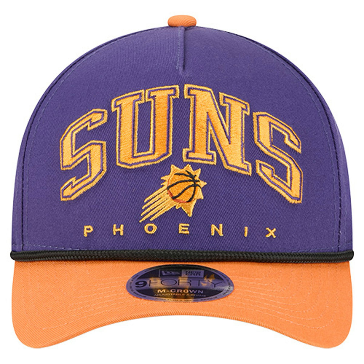 Phoenix Suns Bold Arch COOLERA 9FORTY A-Frame M-Crown Adjustable Hat Purple