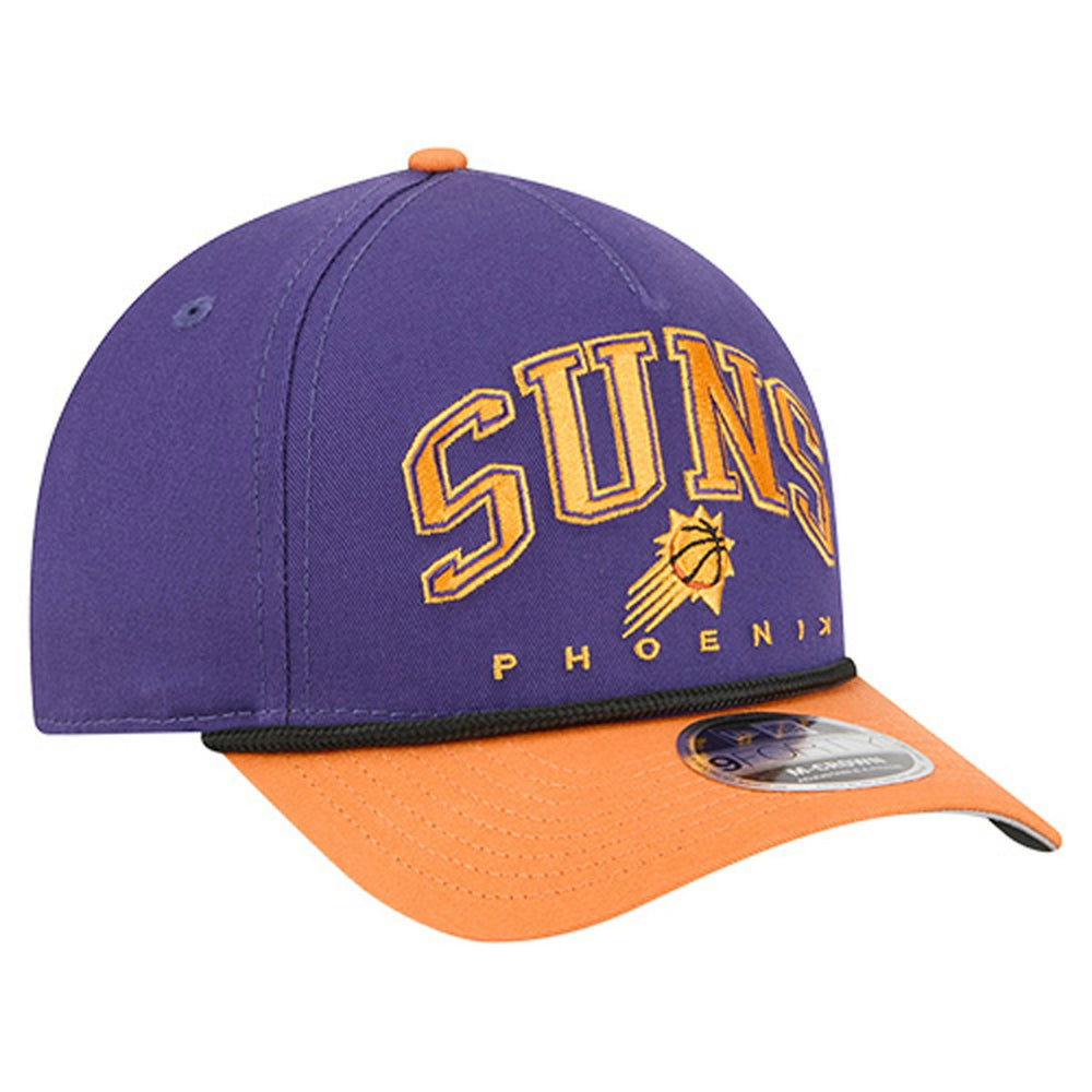Phoenix Suns Bold Arch COOLERA 9FORTY A-Frame M-Crown Adjustable Hat Purple