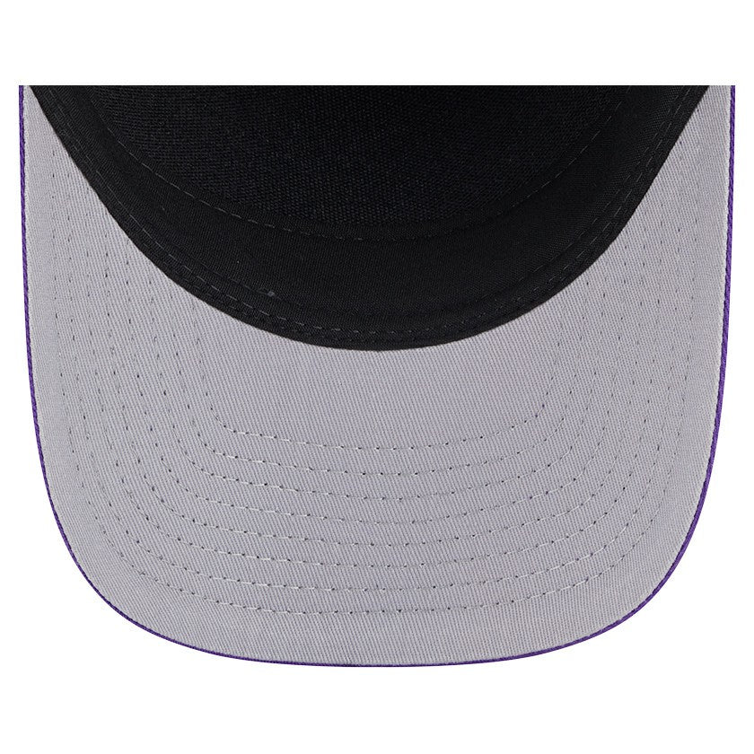 Sacramento Kings Bold Arch COOLERA 9FORTY A-Frame M-Crown Adjustable Hat Black