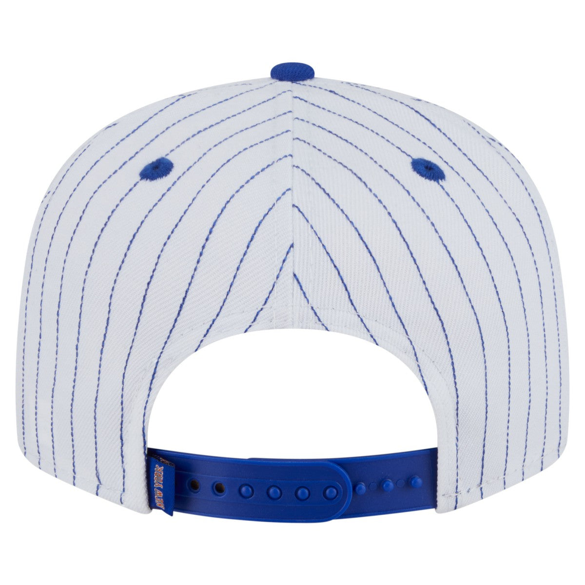New York Knicks Deceptor Pinstripe 9FIFTY Snapback Hat White