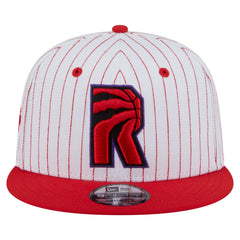 Toronto Raptors Deceptor Pinstripe 9FIFTY Snapback Hat White
