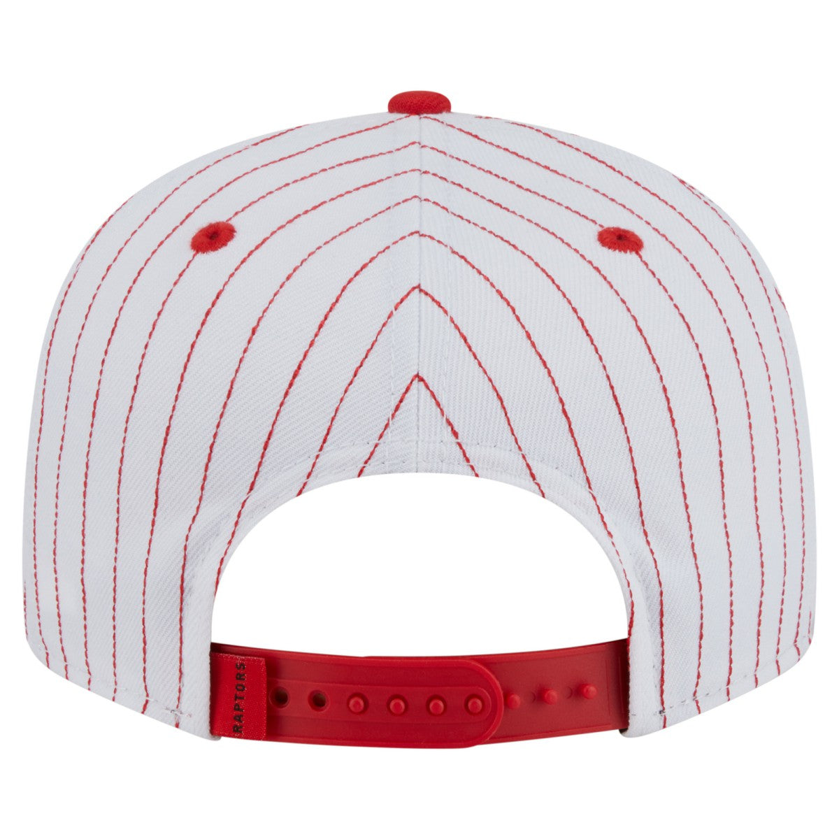 Toronto Raptors Deceptor Pinstripe 9FIFTY Snapback Hat White