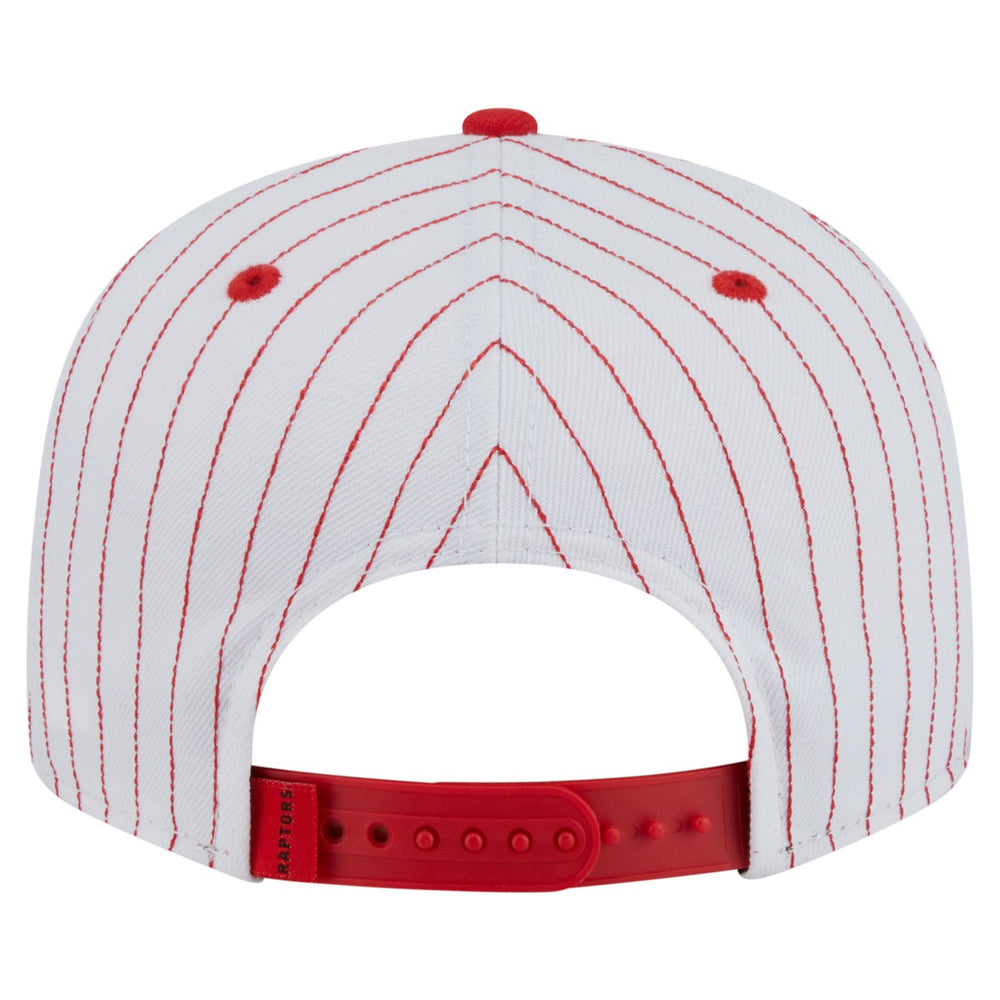 Toronto Raptors Deceptor Pinstripe 9FIFTY Snapback Hat White