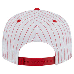 Toronto Raptors Deceptor Pinstripe 9FIFTY Snapback Hat White