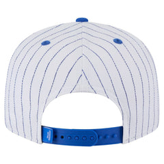 Dallas Mavericks Deceptor Pinstripe 9FIFTY Snapback Hat White