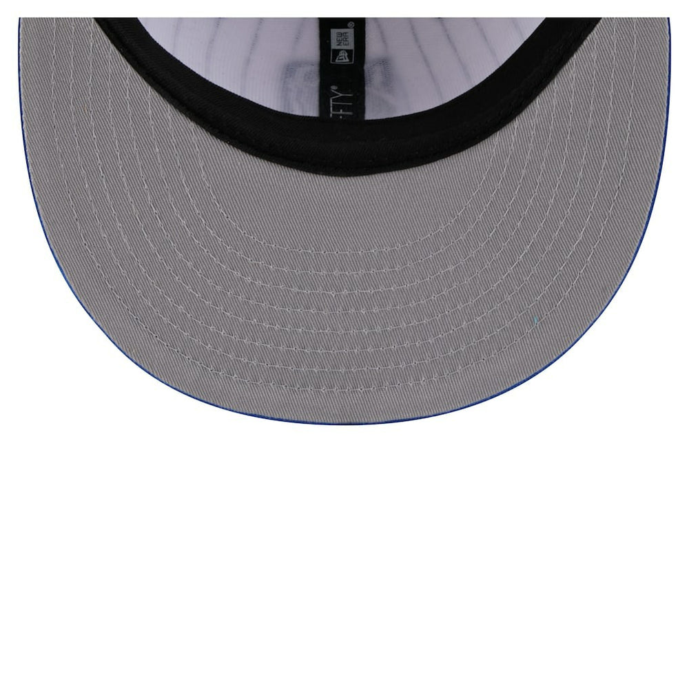 Dallas Mavericks Deceptor Pinstripe 9FIFTY Snapback Hat White