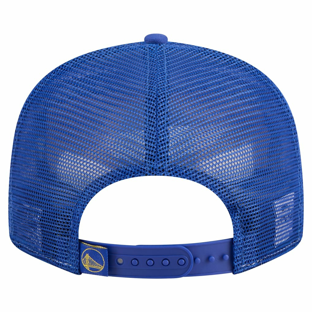 Golden State Warriors Outdoor Split Panel 9FIFTY Snapback Hat Gold/Royal