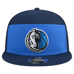 Dallas Mavericks Outdoor Split Panel 9FIFTY Snapback Hat Blue/Navy