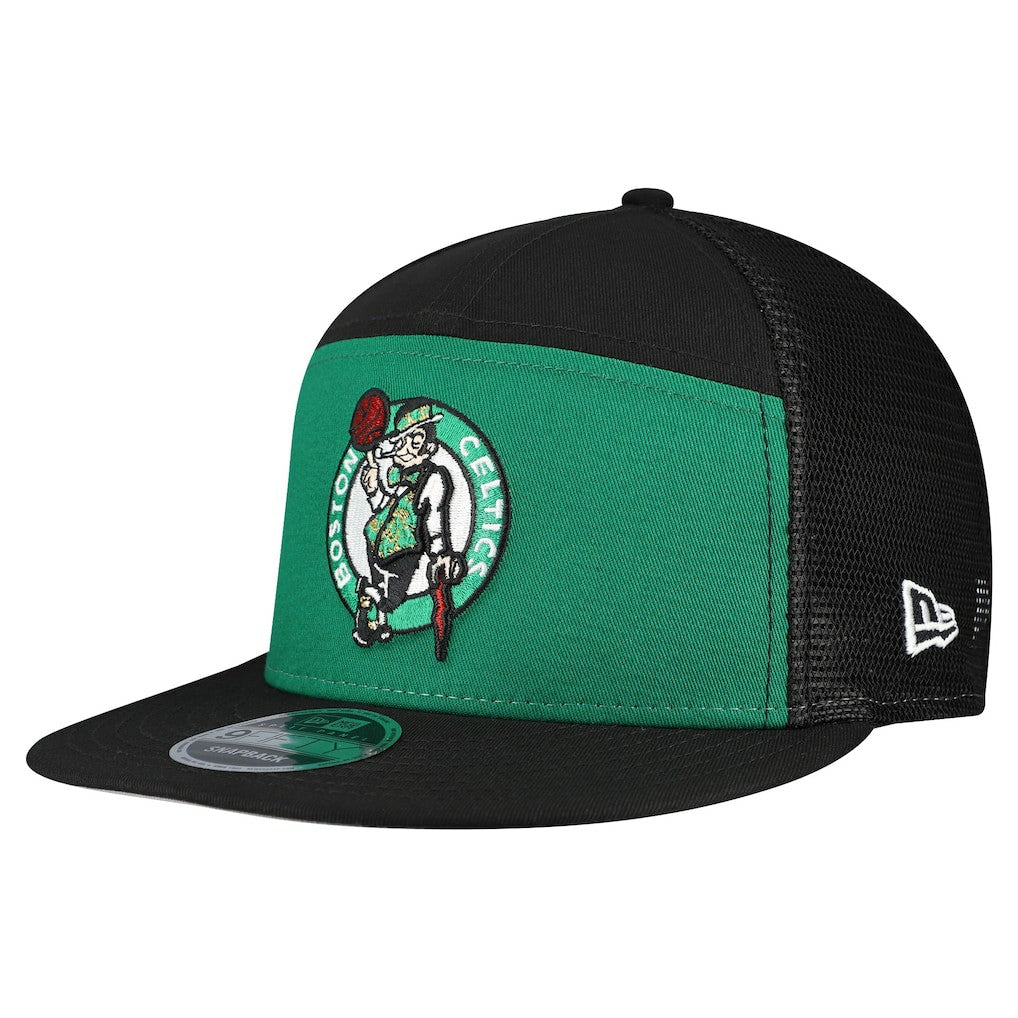 Boston Celtics Outdoor Split Panel 9FIFTY Snapback Hat Kelly Green/Black