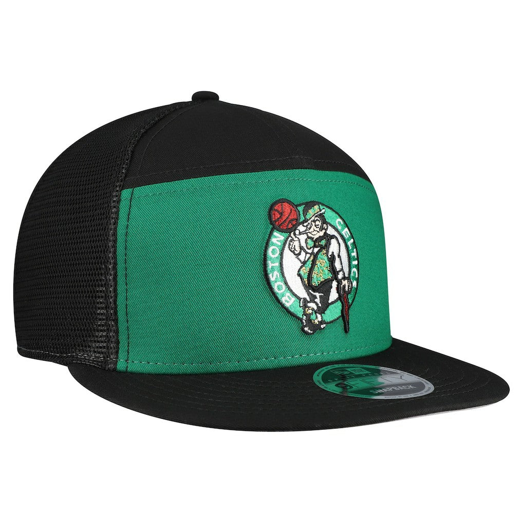 Boston Celtics Outdoor Split Panel 9FIFTY Snapback Hat Kelly Green/Black