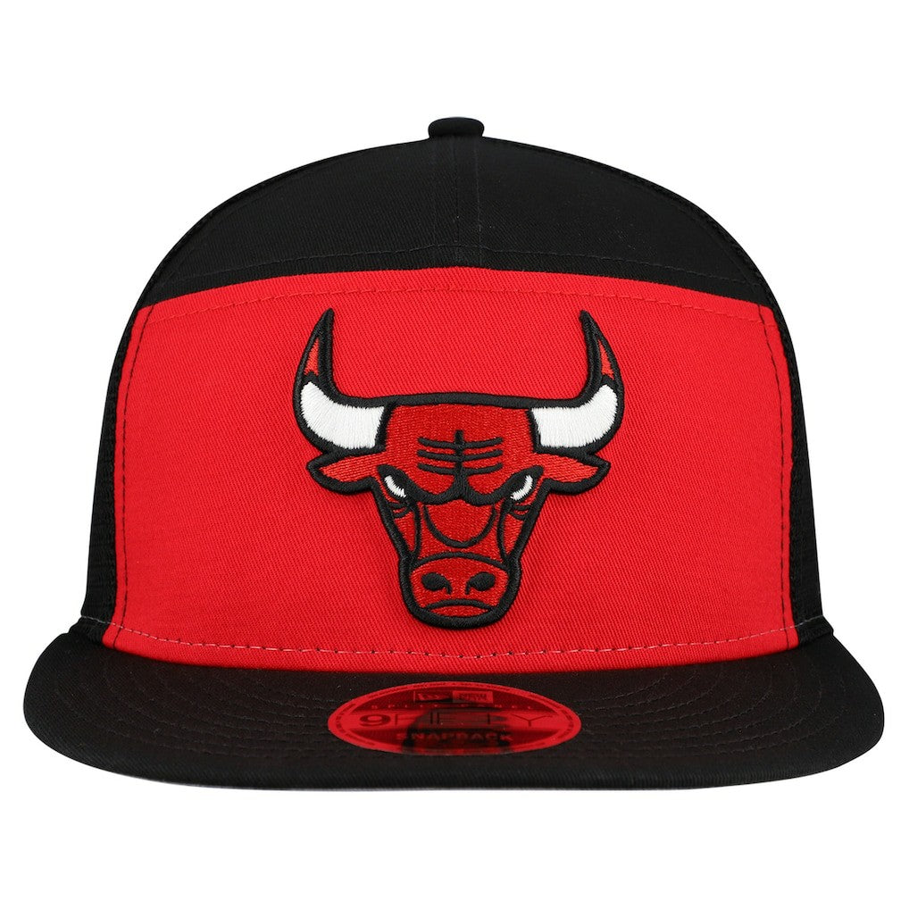 Chicago Bulls Outdoor Split Panel 9FIFTY Snapback Hat Red/Black