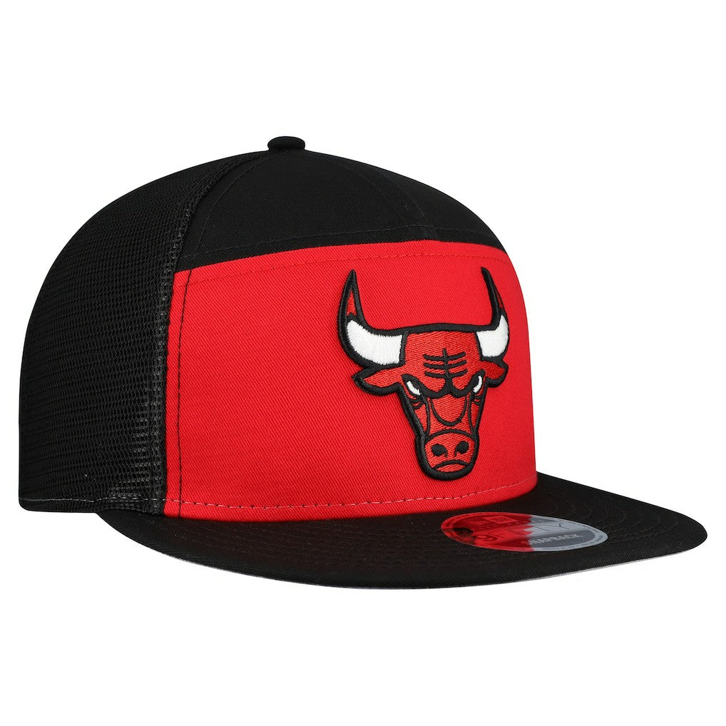 Chicago Bulls Outdoor Split Panel 9FIFTY Snapback Hat Red/Black