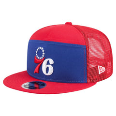 Philadelphia 76ers Outdoor Split Panel 9FIFTY Snapback Hat Royal/Red