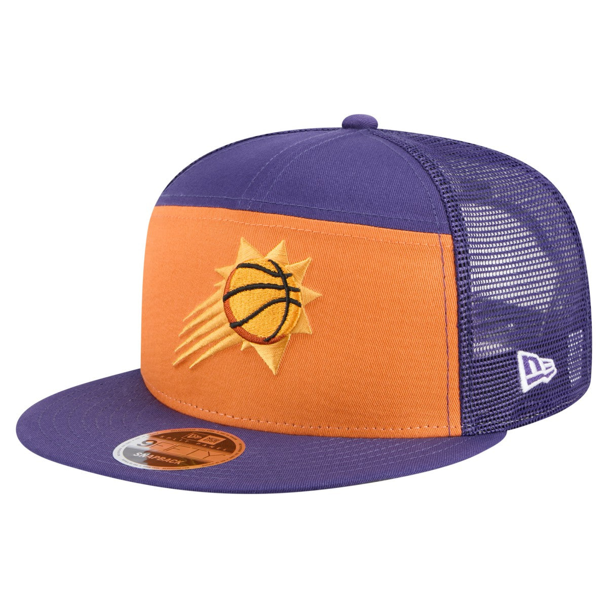 Phoenix Suns Outdoor Split Panel 9FIFTY Snapback Hat Orange/Purple