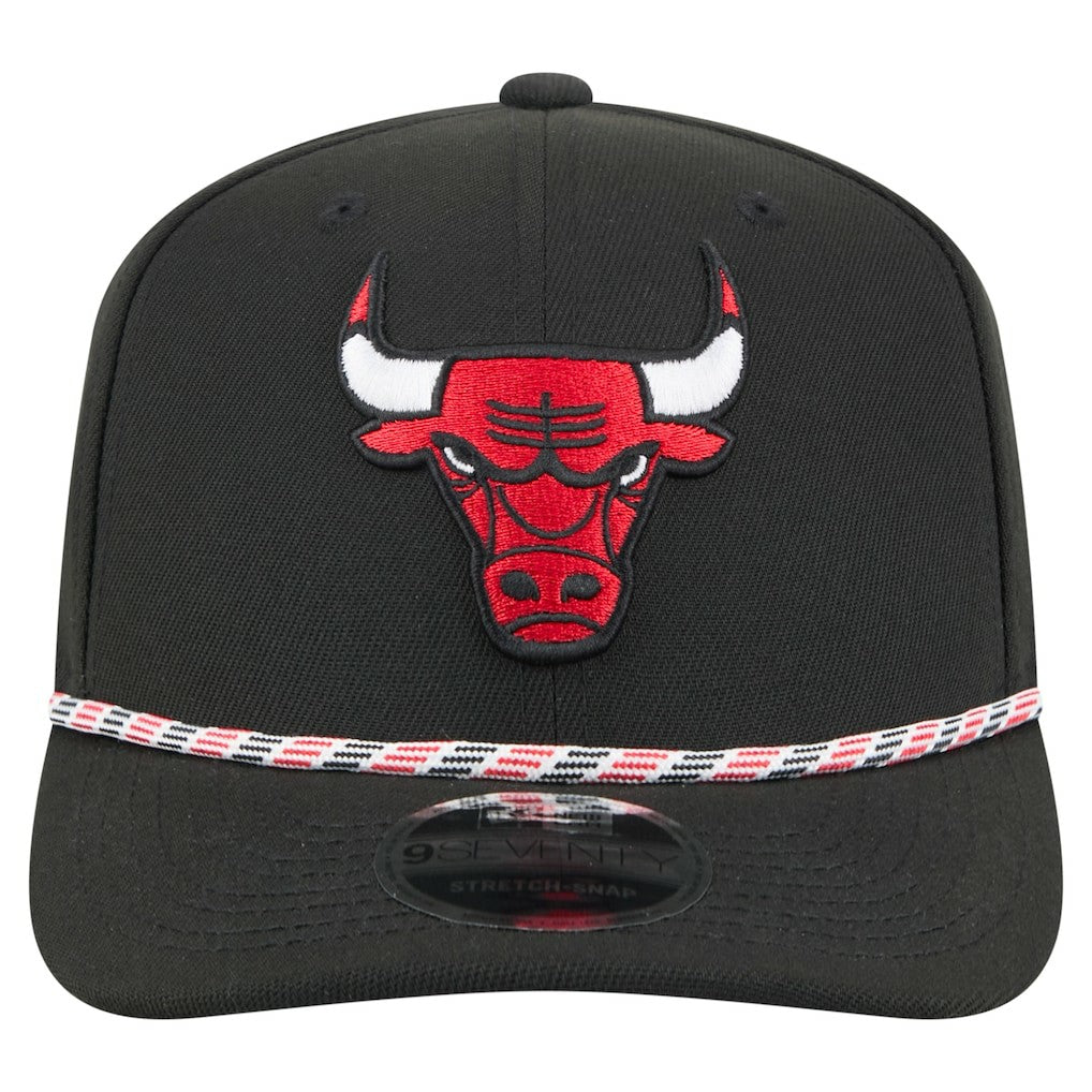 Chicago Bulls Rope 9SEVENTY Adjustable Hat Black