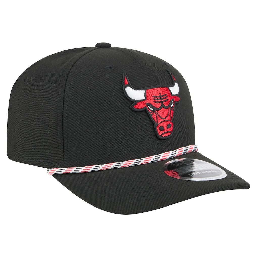 Chicago Bulls Rope 9SEVENTY Adjustable Hat Black
