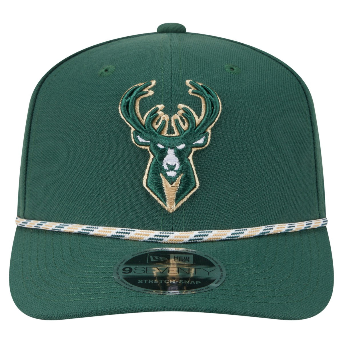 Milwaukee Bucks Rope 9SEVENTY Adjustable Hat Hunter Green