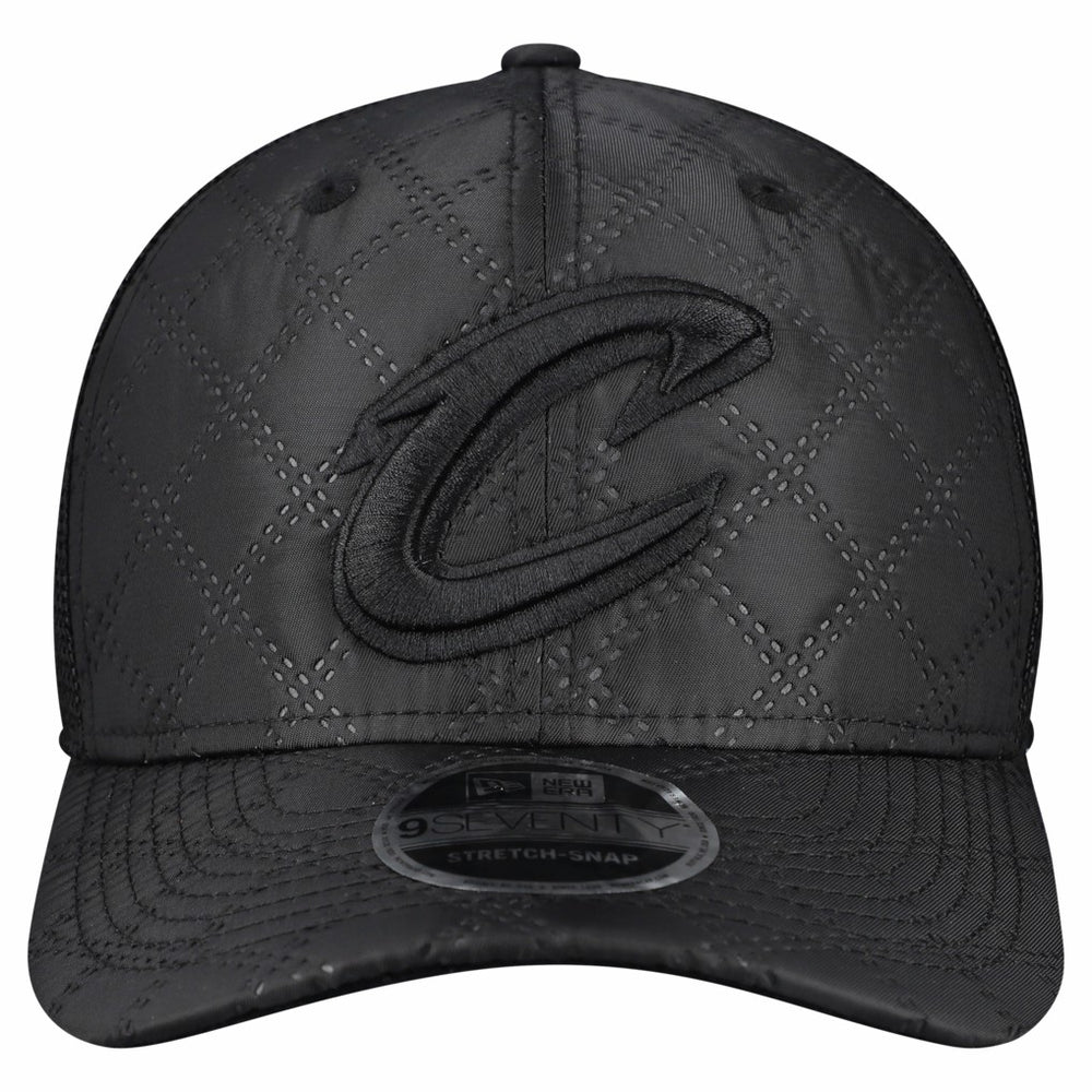 Cleveland Cavaliers Quilted 9SEVENTY Trucker Adjustable Hat Black