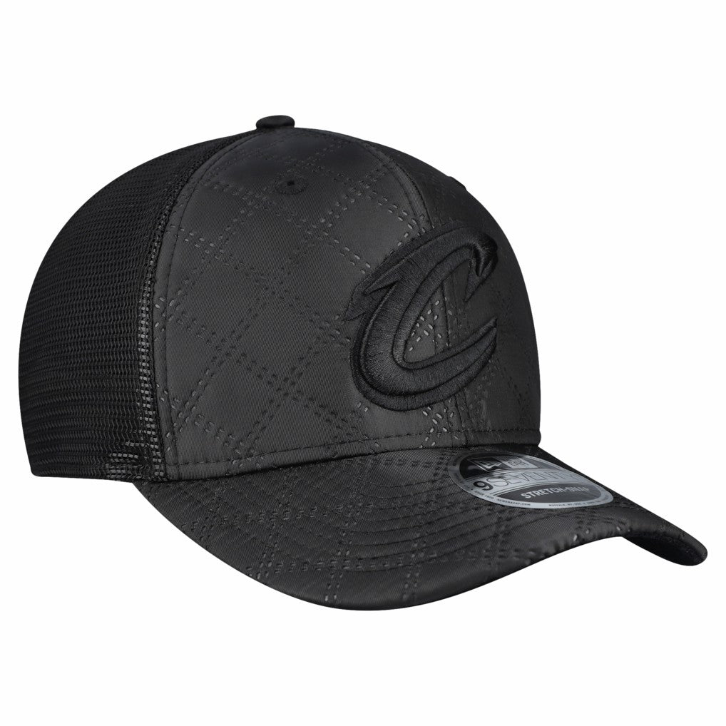 Cleveland Cavaliers Quilted 9SEVENTY Trucker Adjustable Hat Black