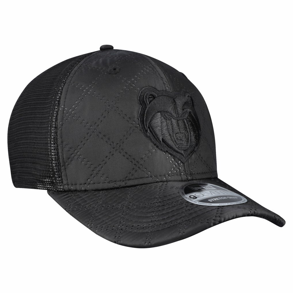 Memphis Grizzlies Quilted 9SEVENTY Trucker Adjustable Hat Black