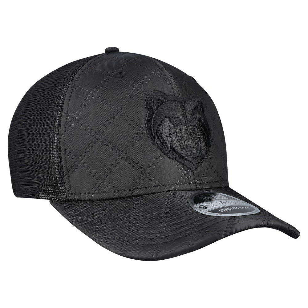 Memphis Grizzlies Quilted 9SEVENTY Trucker Adjustable Hat Black