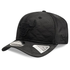Chicago Bulls Quilted 9SEVENTY Trucker Adjustable Hat Black