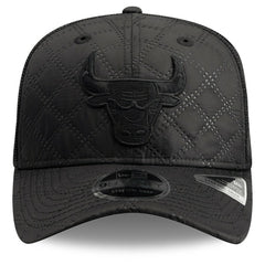 Chicago Bulls Quilted 9SEVENTY Trucker Adjustable Hat Black