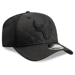 Chicago Bulls Quilted 9SEVENTY Trucker Adjustable Hat Black