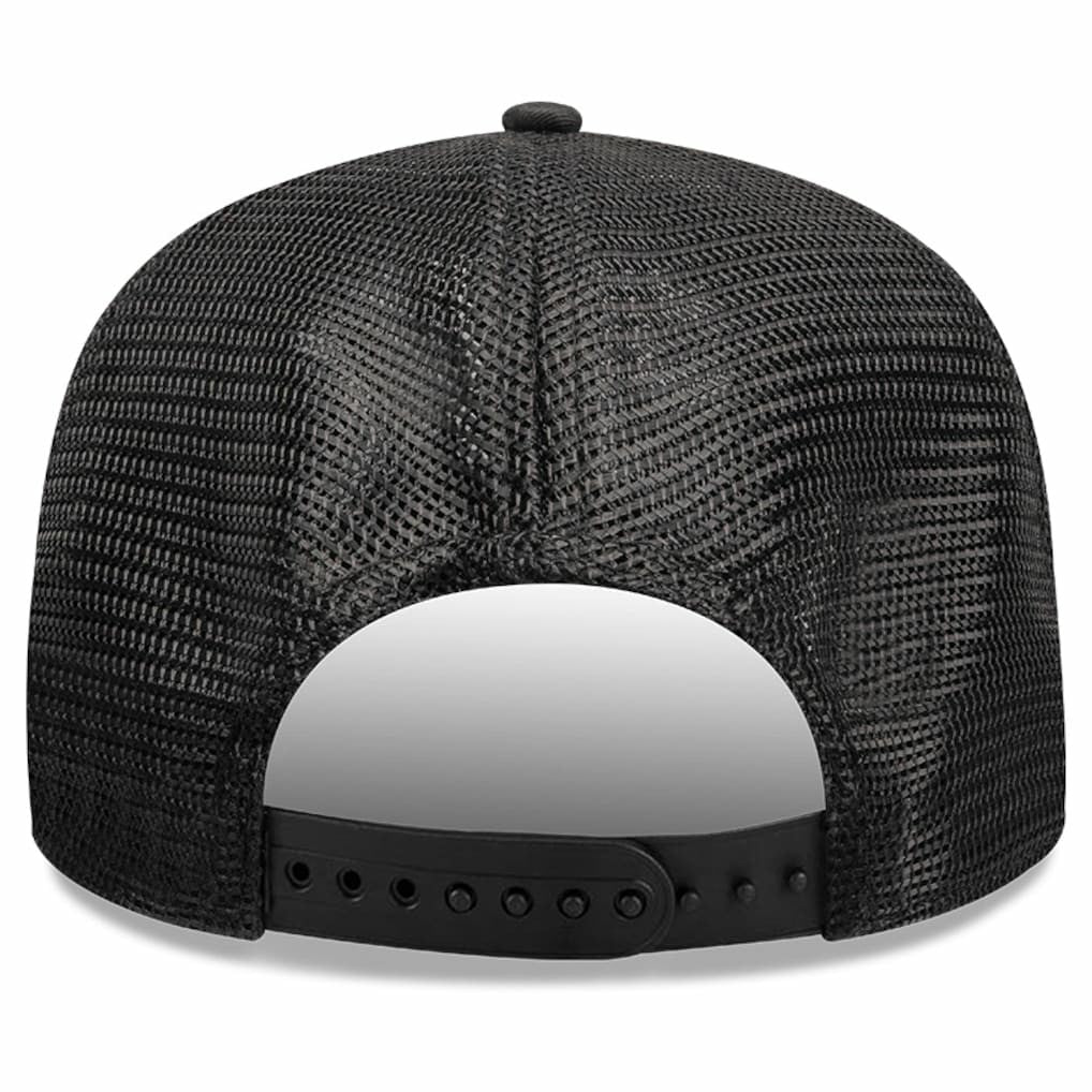Chicago Bulls Quilted 9SEVENTY Trucker Adjustable Hat Black