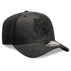 Boston Celtics Quilted 9SEVENTY Trucker Adjustable Hat Black