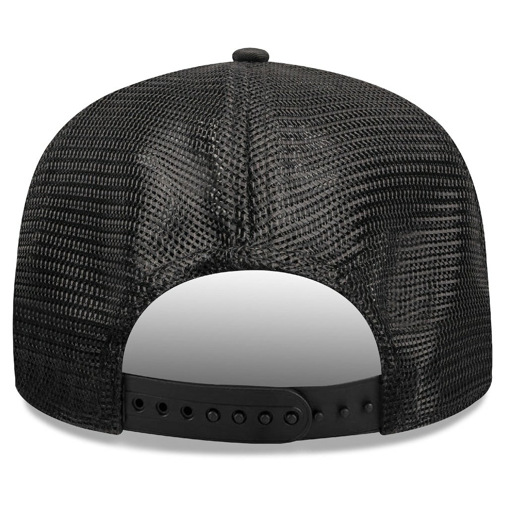 Boston Celtics Quilted 9SEVENTY Trucker Adjustable Hat Black