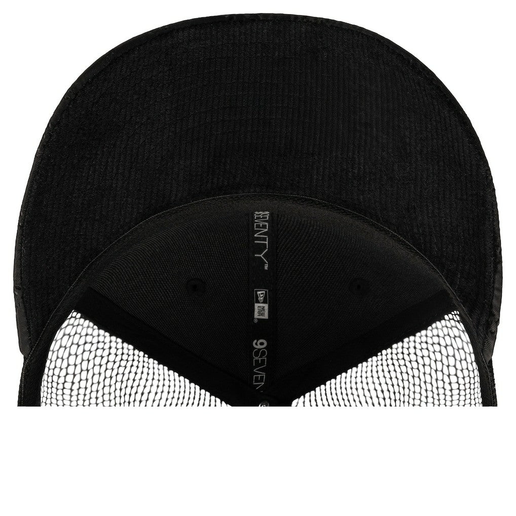 Boston Celtics Quilted 9SEVENTY Trucker Adjustable Hat Black